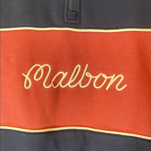 MALBON GOLF 1/4 ZII FUNNEL NECK SWEATSHIRT xl - Picture 2 of 6